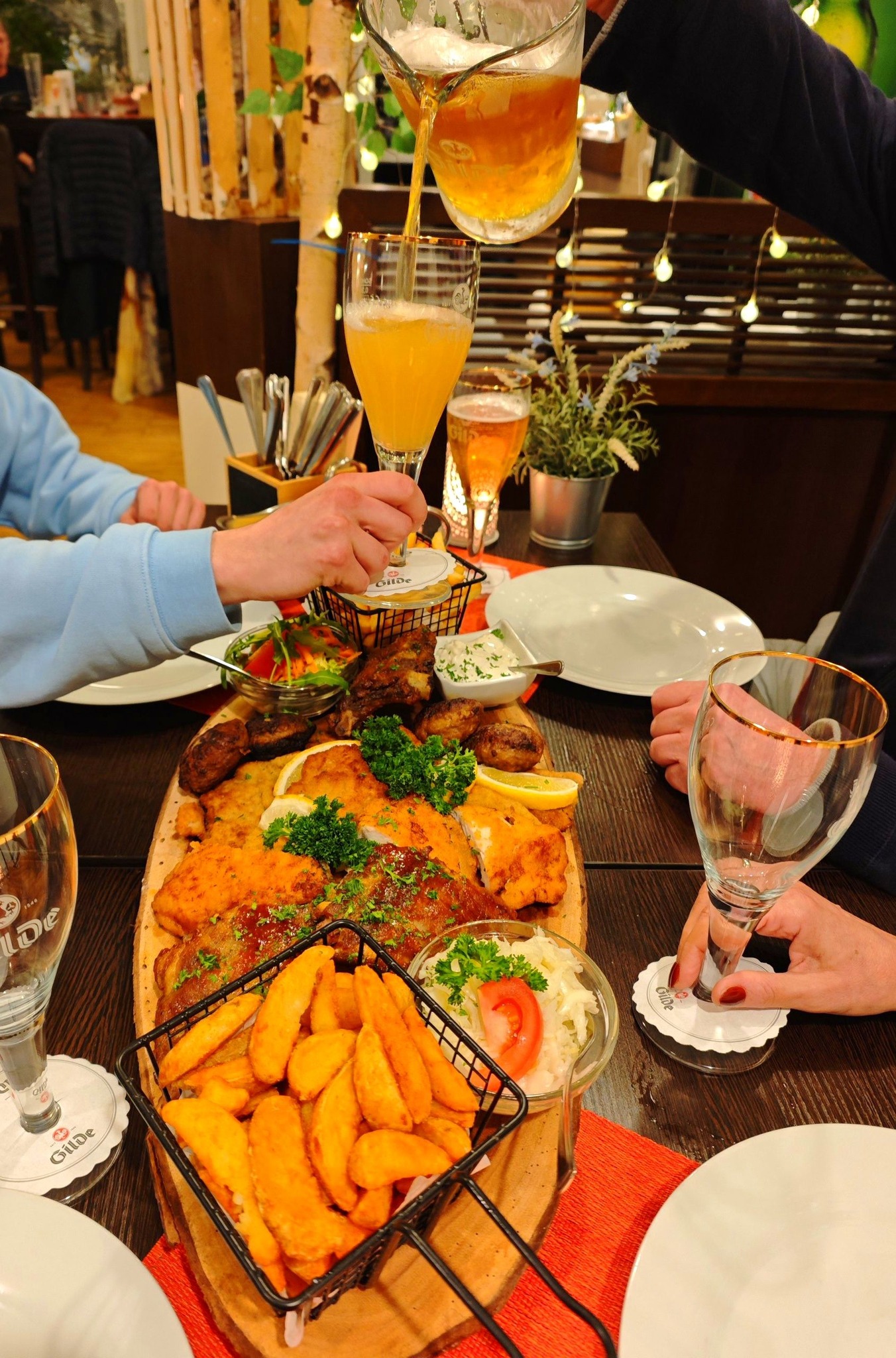 Storchennest Genussabend Vierer-Genussbrett für 4 Personen