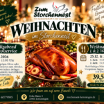 Weihnachten im Storchennest Hemmingen – Weihnachtsbuffet und Abholservice an Heiligabend